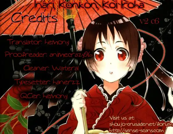 Inari, Konkon, Koi Iroha Chapter 6 1